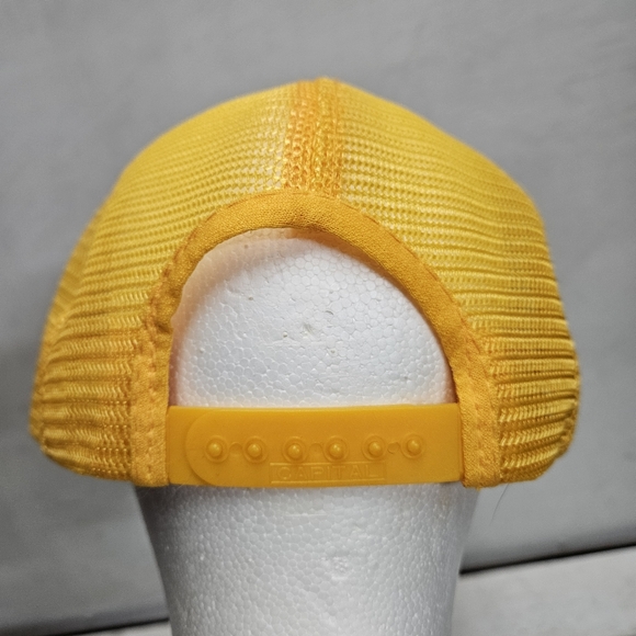 Vintage Rotary International Polio Plus yellow snapback trucker style hat 80 90s - Picture 5 of 8
